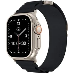 Alpine Loop | Black Nylon Strap to fit Apple Watch® | APS2801