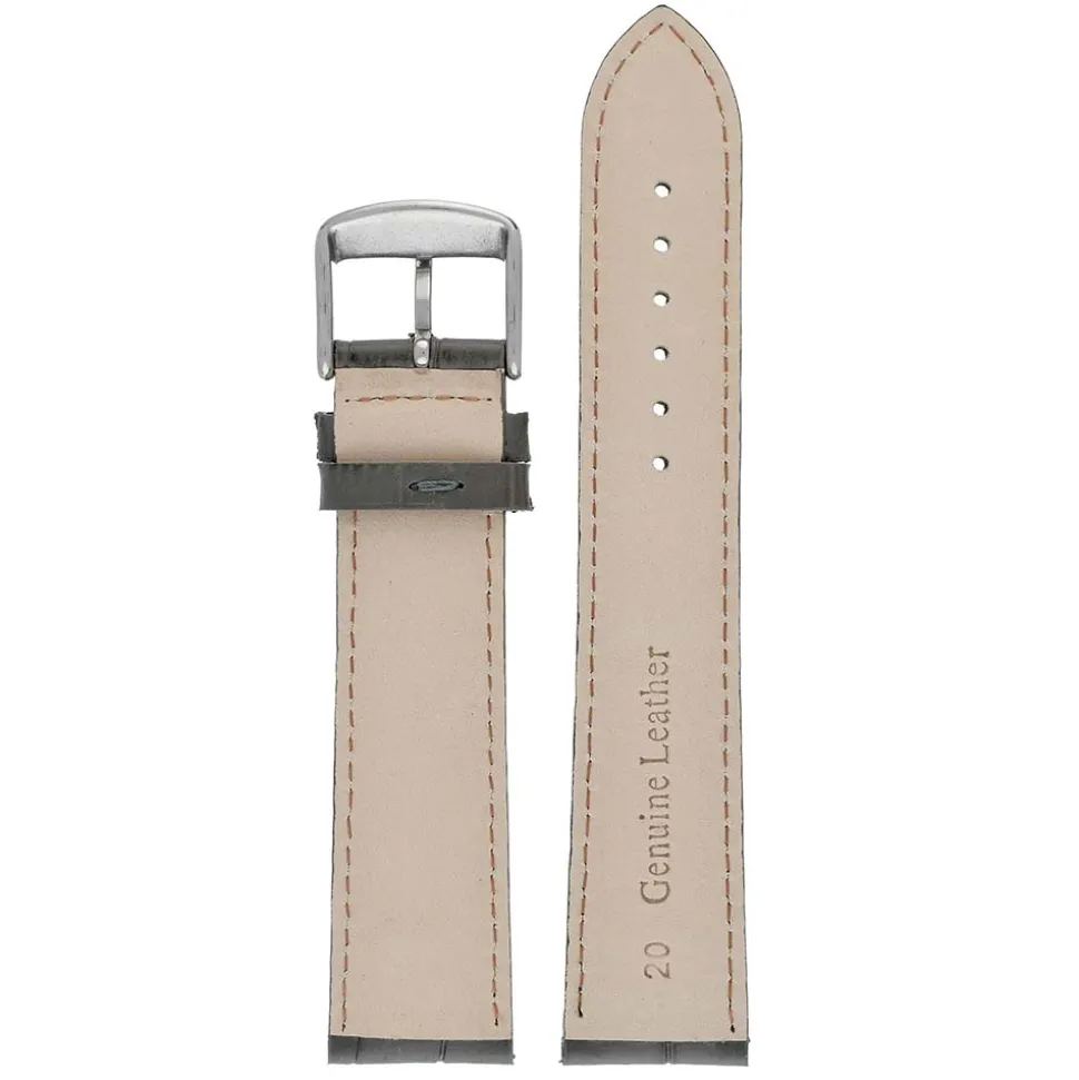 Atherton | Grey Matt Alligator Grain Strap | WH808