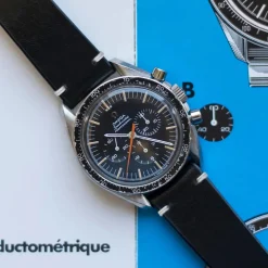 Bayswater | Handmade Two Stitch Black Leather Strap | TS.BLACK