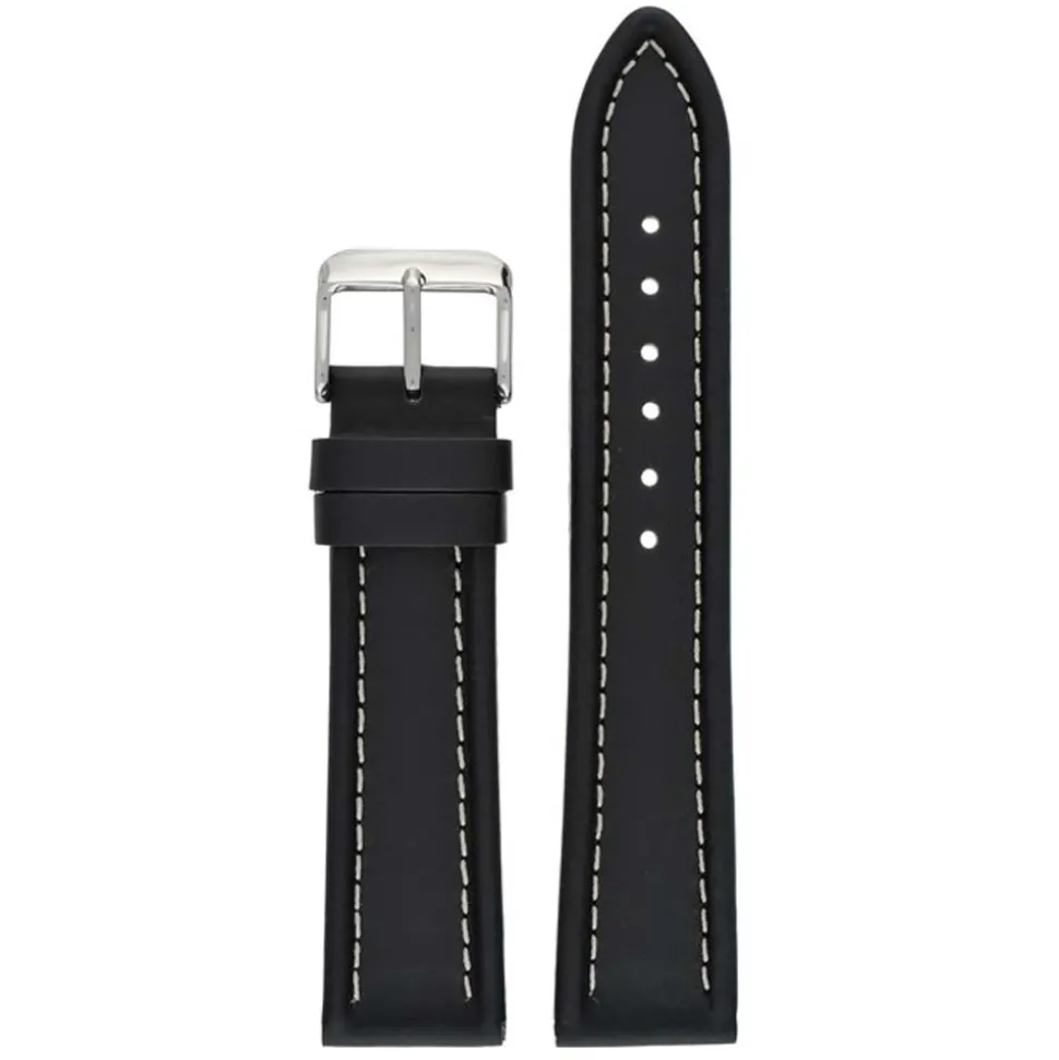 Beresford | Black Raised Edge Strap | W936