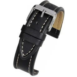 Beresford | Black Raised Edge Strap | W936