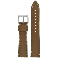 Brunswick | Green Contrast Stitch Watch Strap | WH856