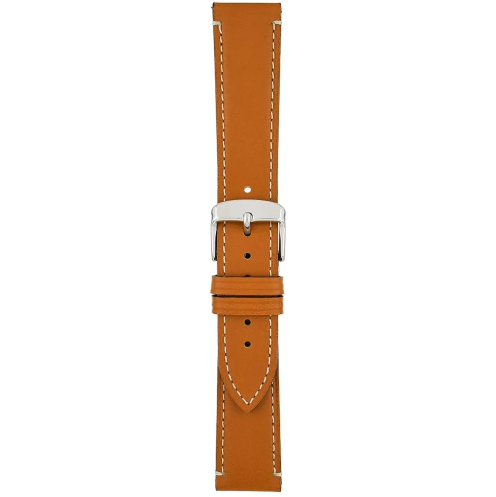 Brunswick | Tan Contrast Stitch Watch Strap | WH852