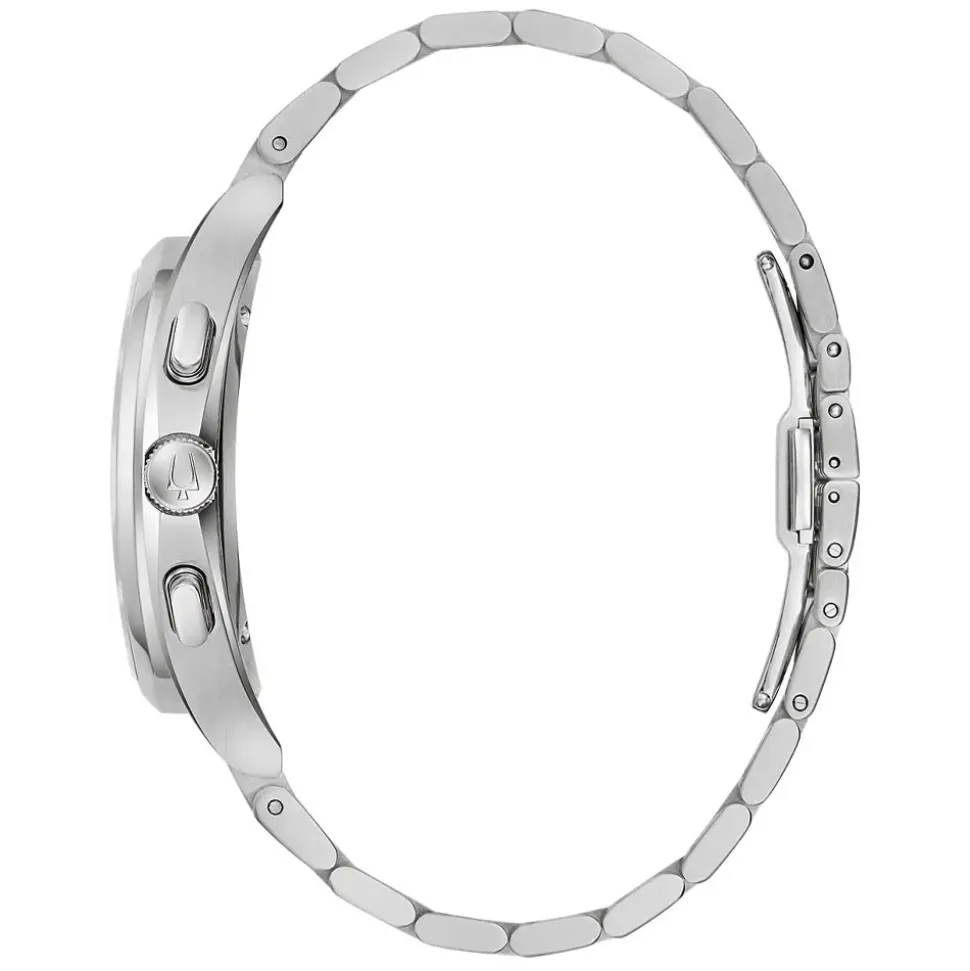 Bulova | Curv Chronograph Green Dial Watch | 96A297