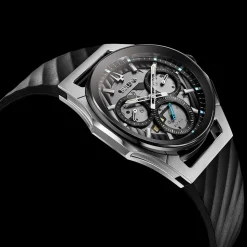 BULOVA – Curv Chronograph Grey Rubber Strap 98A161