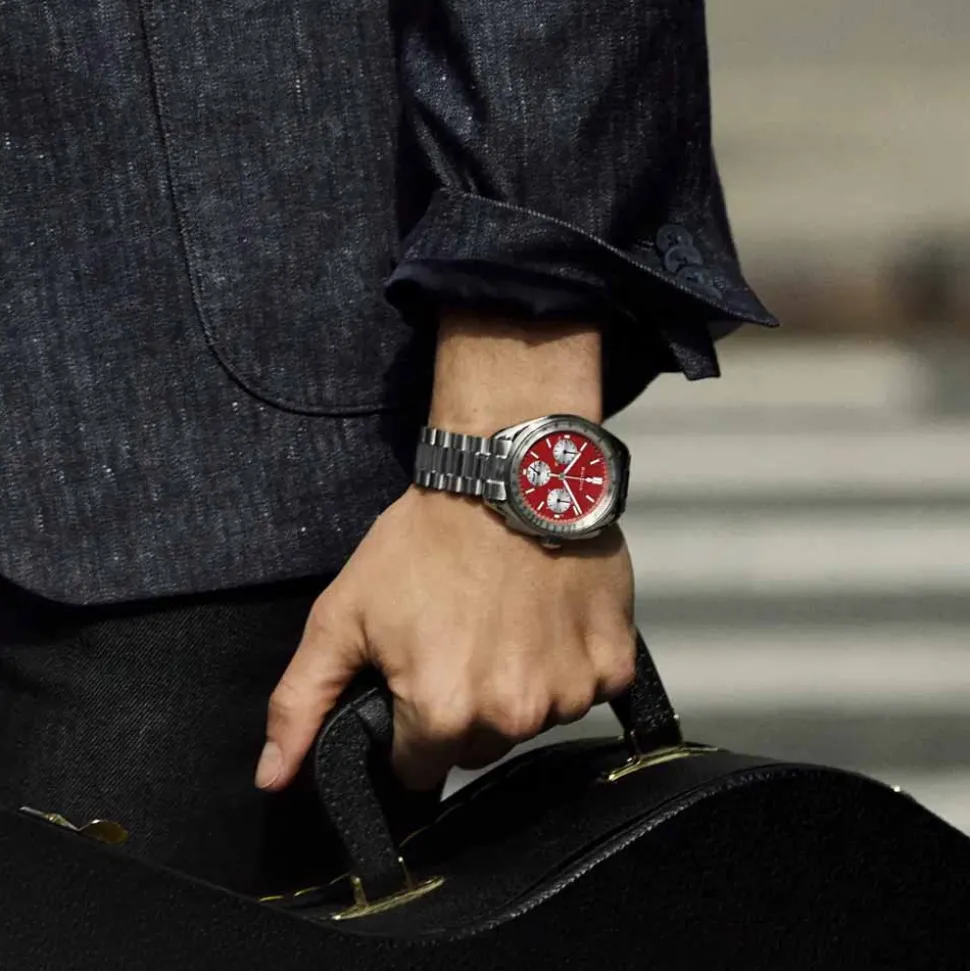 Bulova | Lunar Pilot Chronograph Blood Moon | 96K115