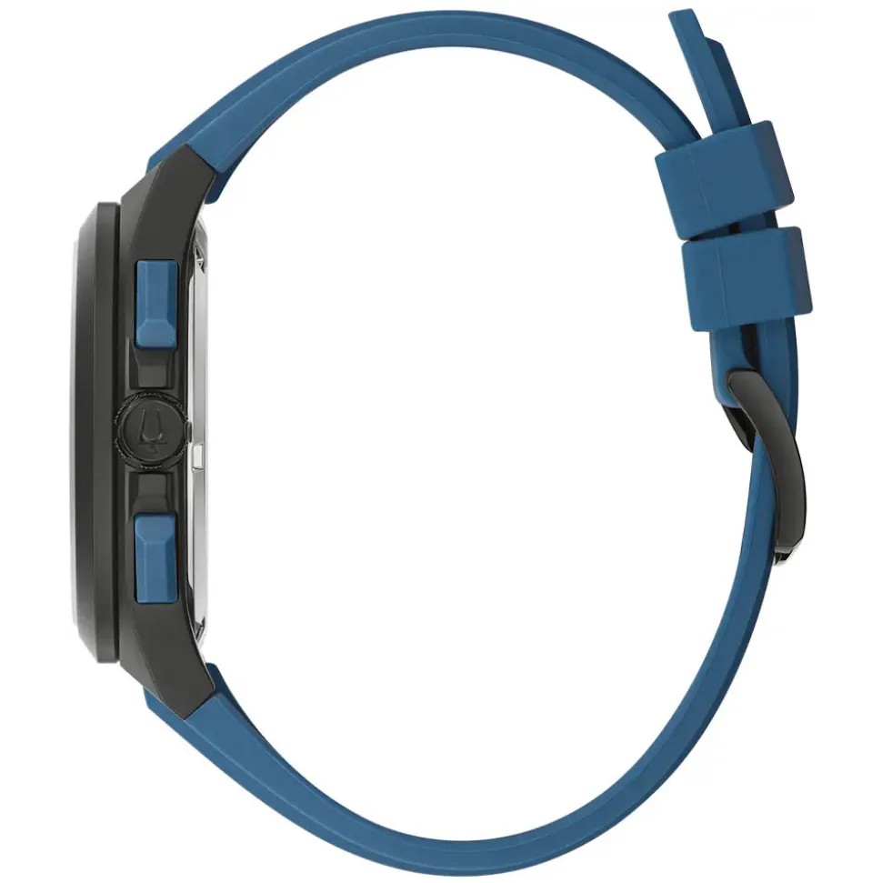 Bulova | Maquina Black & Blue Chronograph | 98B380