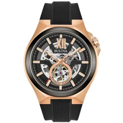 BULOVA – Maquina Skeleton Automatic Watch 98A177
