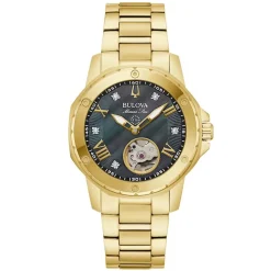 Bulova | Marine Star Black Heartbeat Dial 35mm | 97P171