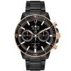 BULOVA – Marine Star Chronograph Black Bracelet 98B302