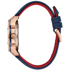 BULOVA – Marine Star Heartbeat Blue Silicone Strap 98A227