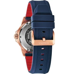 BULOVA – Marine Star Heartbeat Blue Silicone Strap 98A227