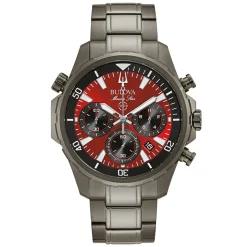 Bulova | Marine Star Red Dial Chronograph | 98B350
