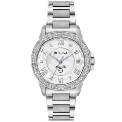 Bulova | Marine Star White Diamond Dial | 96R232