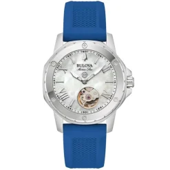 Bulova | Marine Star White Heartbeat Dial 35mm | 96L324