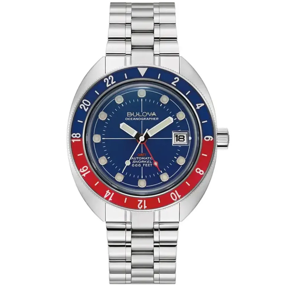 Bulova | Oceanographer Blue Dial GMT | 96B405