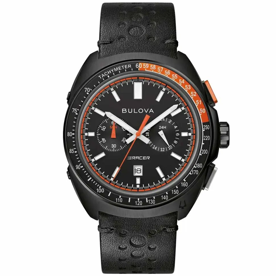 Bulova | Racer Chronograph Black Strap | 98B428