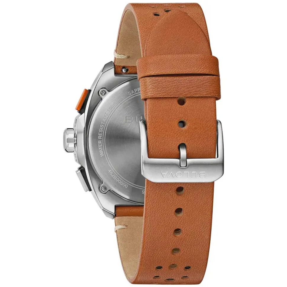 Bulova | Racer Chronograph Brown Strap | 98B427