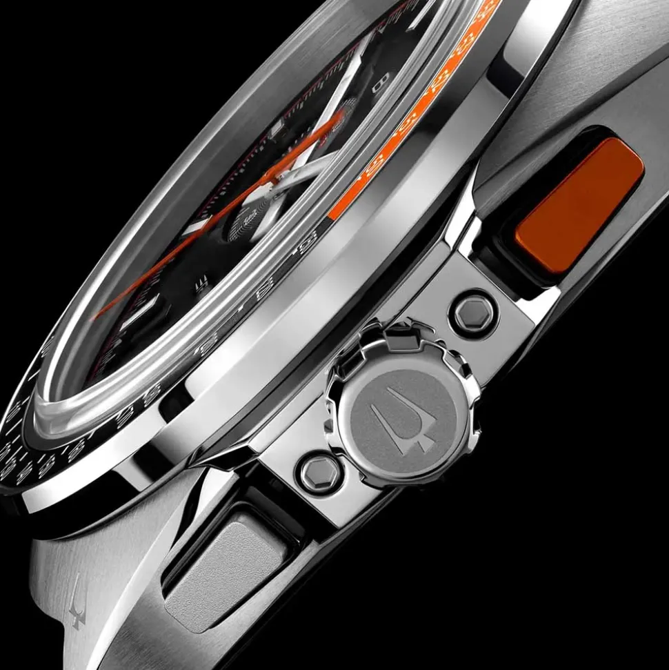 Bulova | Racer Chronograph Brown Strap | 98B427