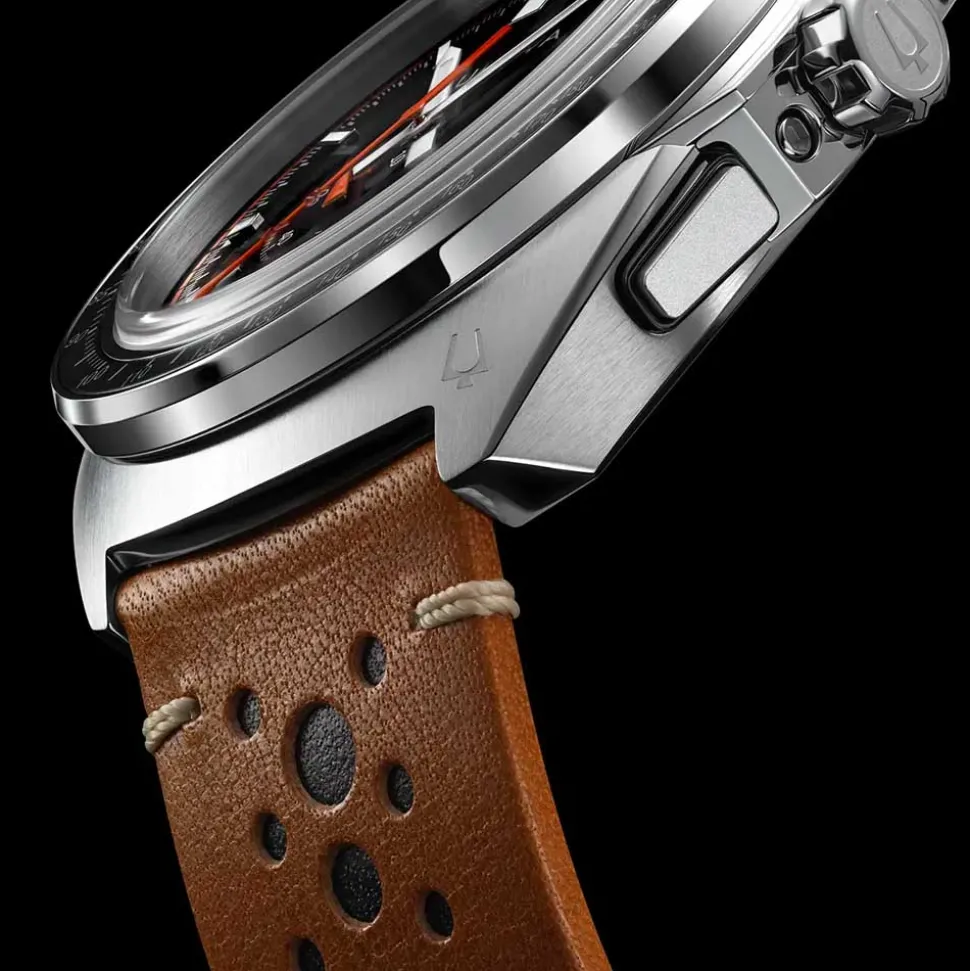 Bulova | Racer Chronograph Brown Strap | 98B427