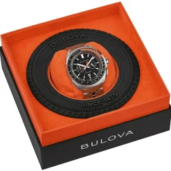 Bulova | Racer Chronograph Brown Strap | 98B427
