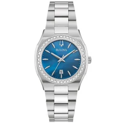 Bulova | Surveyor Diamond Bezel Watch | 96R246