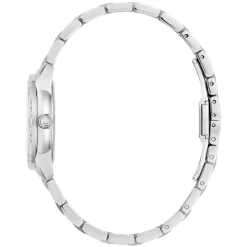 Bulova | Sutton Diamond Bezel Silver Tone Watch | 96R253