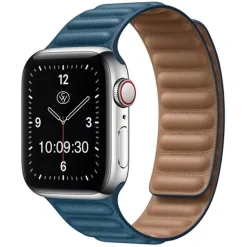 Camden | Blue Magnetic Leather Strap to fit Apple Watch® | APL1105