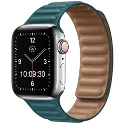 Camden | Teal Magnetic Leather Strap to fit Apple Watch® | APL1103