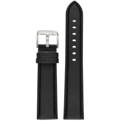 CARBON Black Carbon Fibre Grain Water Resistant Watch Strap WH640