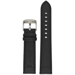 CARBON Black Carbon Fibre Grain Water Resistant Watch Strap WH640