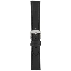 CARBON Black Carbon Fibre Grain Water Resistant Watch Strap WH640