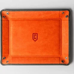 Cased in Time | Valet Tray | Aerospace Orange