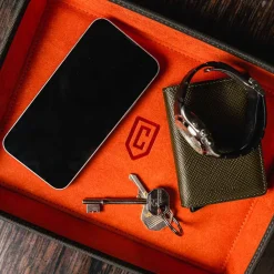 Cased in Time | Valet Tray | Aerospace Orange