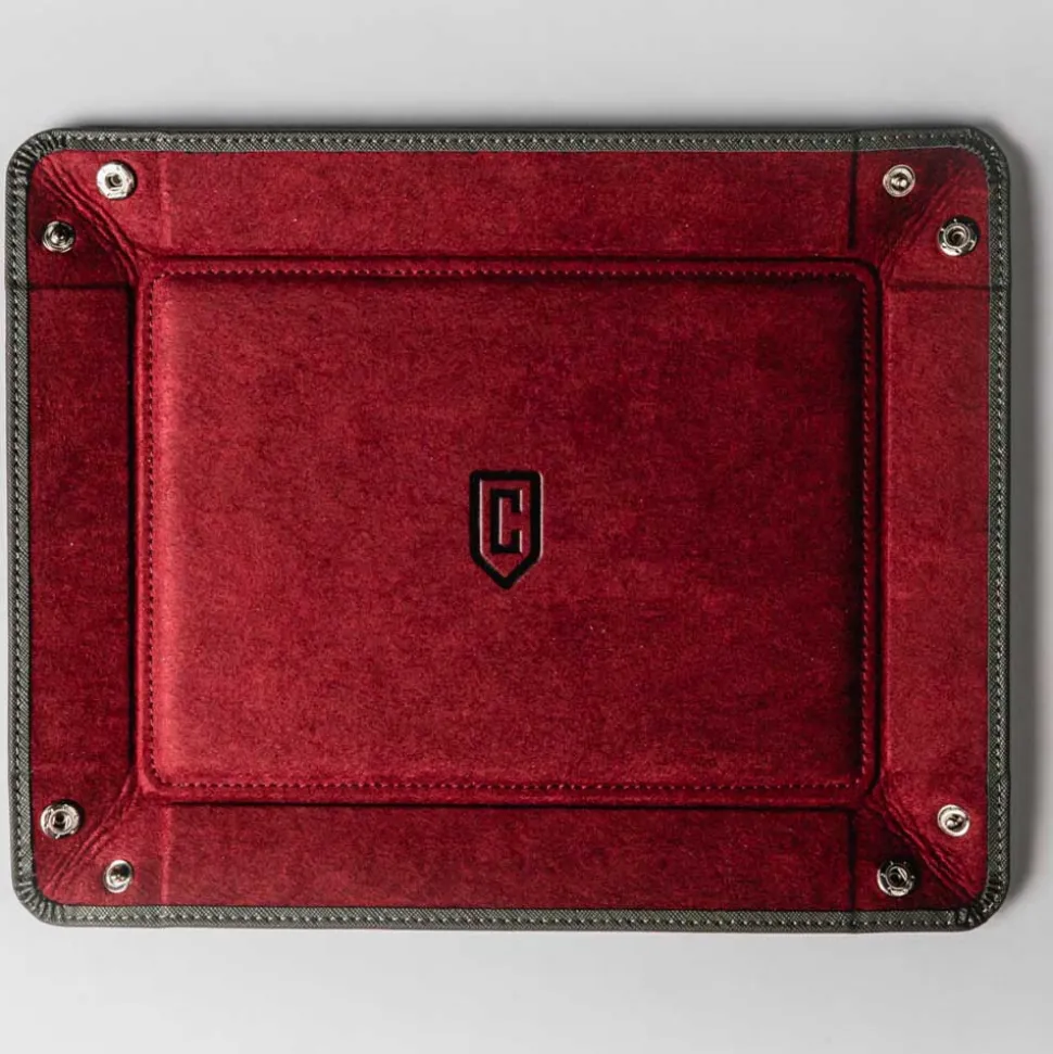 Cased in Time | Valet Tray | Chilli Red
