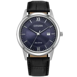 Citizen | Classic Blue Dial Leather Strap | AW1780-09L