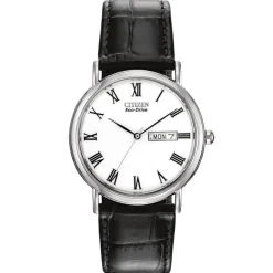 CITIZEN – Classic Leather Strap Watch BM8240-11A