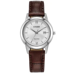 Citizen | Classic Silver Dial Leather Strap | FE1087-28A
