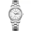 CITIZEN – Classic Stainless Steel White Dial Women’s Bracelet Watch EW3261-57A