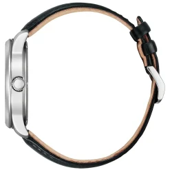 Citizen | Classic White Dial Leather Strap Watch | BM8550-14A