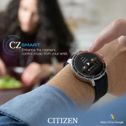Citizen | CZ Smart Smartwatch Black Silicone Strap | MX0000-07X