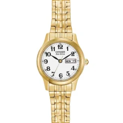 CITIZEN – Gold Tone Expansion Bracelet Watch EW3152-95A