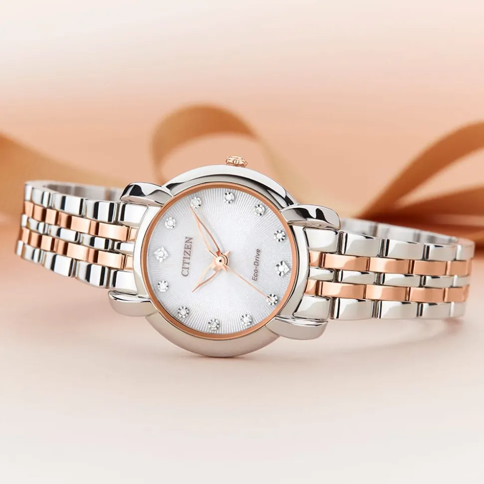 CITIZEN – Jolie Diamond Two Tone Watch EM0716-58A