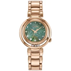 Citizen | L Arcly Green Dial Watch | EM1113-58Y