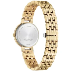 Citizen | L Silhouette Rose Gold Green Dial Watch | EM0993-82Z