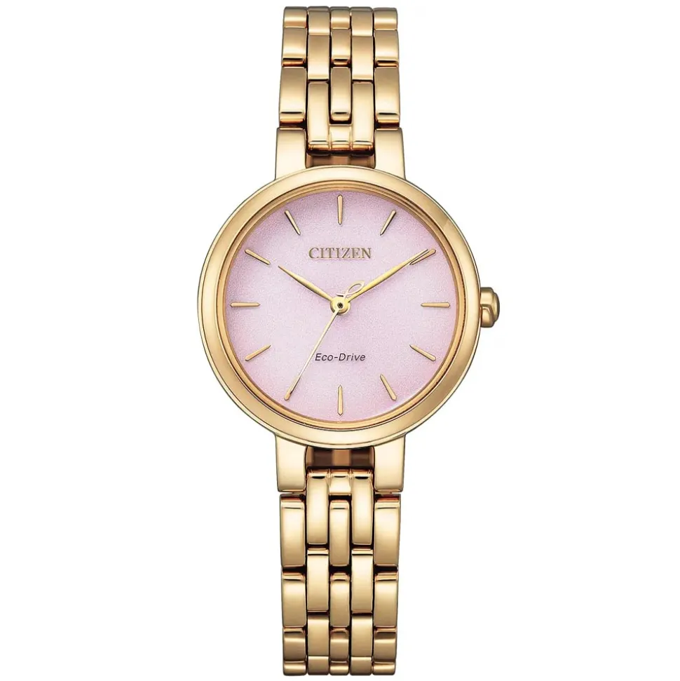 Citizen | L Silhouette Rose Gold Pink Dial Watch | EM0993-82X