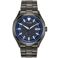 CITIZEN – Men’s Sport Black IP Bracelet Watch AW1147-52L