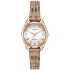 CITIZEN – Mini Rose Gold Mesh Bracelet EM0683-55A