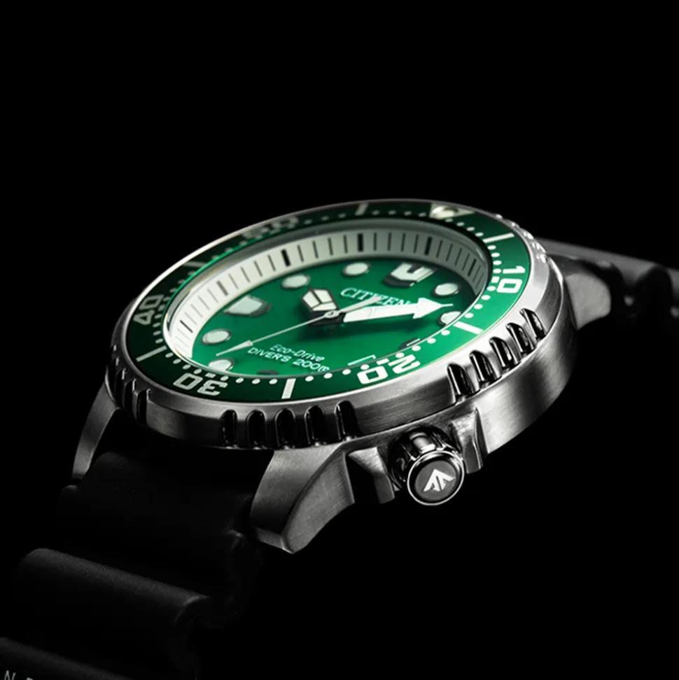 CITIZEN – Promaster Green Dial 200m Divers Watch BN0158-18X