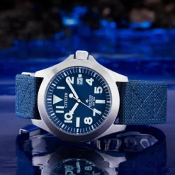 CITIZEN – Promaster Tough Blue Dial Super Titanium Watch BN0118-12L